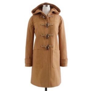 J. Crew Wool Cashmere Toggle Coat Camel